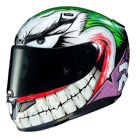 Capacete Hjc Rpha 11 Dc Joker Verde E Roxo 58