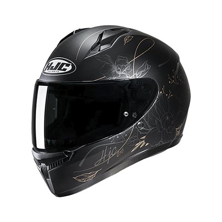 Capacete Hjc C10 Epik Pret Cinz  55