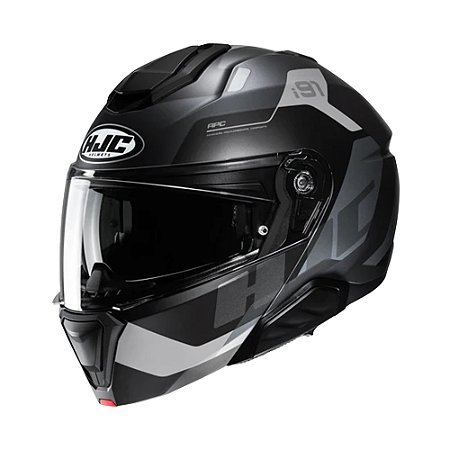 Capacete Hjc I91 Carst Pret Cinz 59