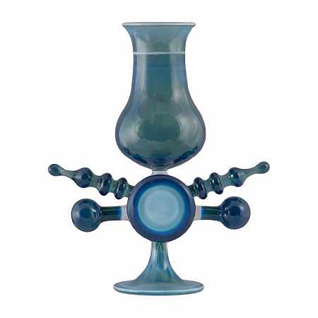 Blue Slyme - Trautman Glass Art - COE33