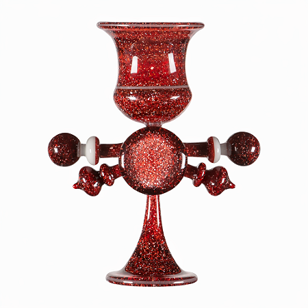 Red Blizzard - Trautman Glass Art - COE33