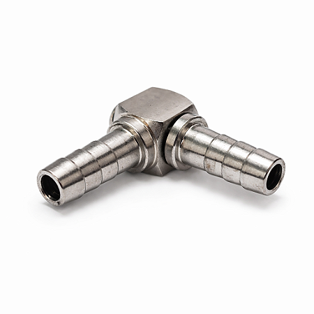 Swivel Aço Inox Conexão em L giratória 1/4"