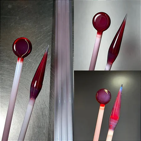 Transitional Phoenix Rod - Greasy Glass - COE33