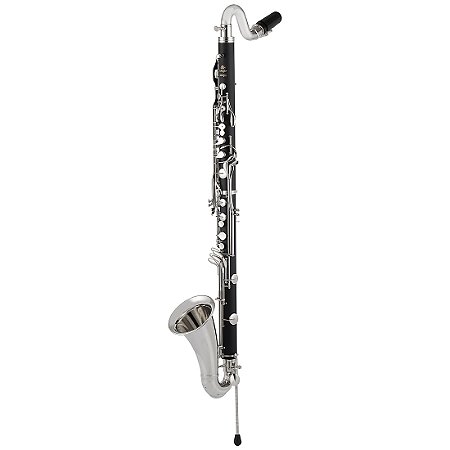 Clarinete Baixo Schieffer SCHCB-001 c/ extensão até o mi bemol grave - Linha Adágio – Excelente Timbre e Afinação