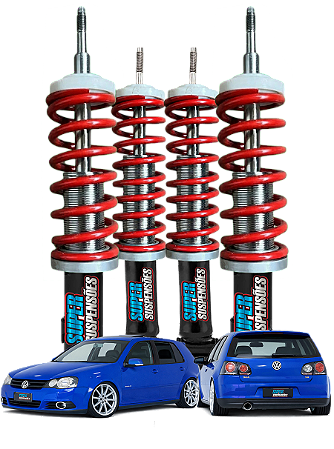 KIT SUSPENSÃO A ROSCA SLIM SUPER SUSPENSÕES - VW GOLF
