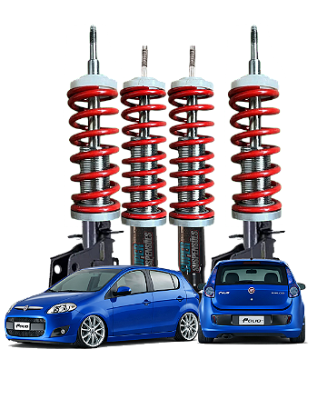KIT SUSPENSÃO A ROSCA SLIM SUPER SUSPENSÕES - NOVO PALIO