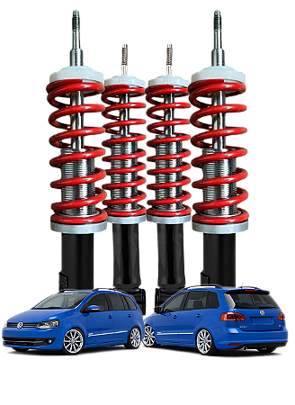 KIT SUSPENSÃO A ROSCA SLIM SUPER SUSPENSÕES - VW SPACEFOX (TODOS)