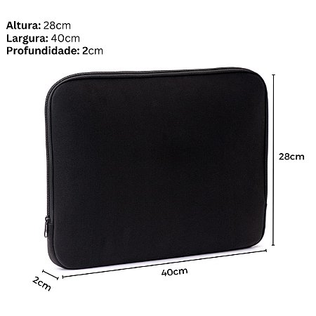Case para Notebook 15.6 polegadas.