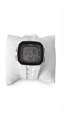 Relógio Masculino Digital DHP Branco