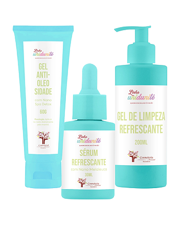 KIT UNIDUNITÊ - PELE OLEOSA COM ACNE