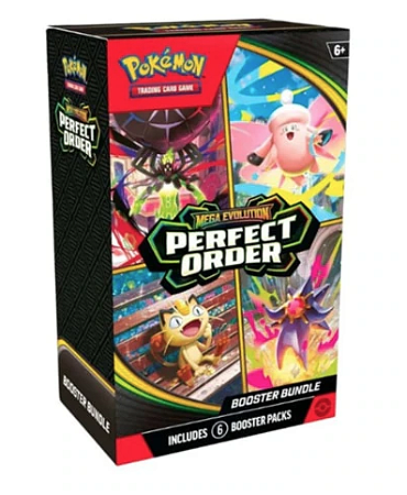 Mega Evolution - Perfect Order - Booster Bundle - Inglês