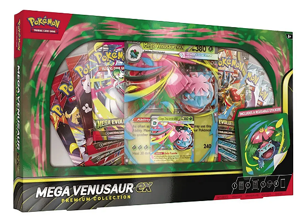 Mega Venusaur ex Premium Collection - Inglês