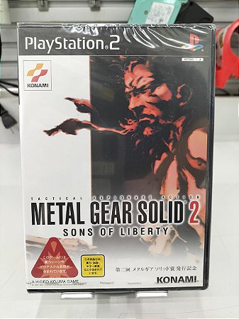 Metal Gear Solid 2 Second Metal Gear Collection Commemoration jogo de PS2 - Lacrado