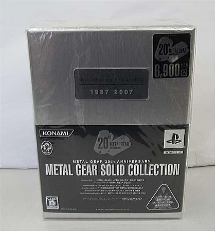 METAL GEAR SOLID COLLECTION - Lacrado - Jogo PS2