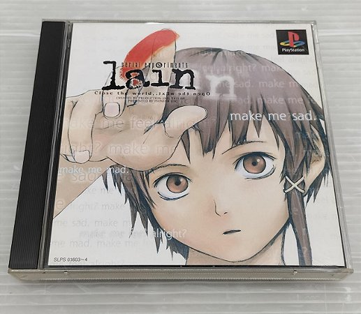 SERIAL EXPERIMENTS LAIN jogo de PS1 - Lacrado