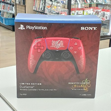 Controle Dual Sense PlayStation 5 Monster Hunter Edição Limitada - Lacrado