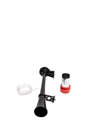 Buzina Corneta Cotó Araponga 12v automotiva Preta