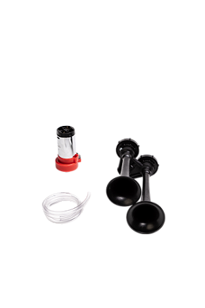 Buzina Média Automotiva 12V Preta