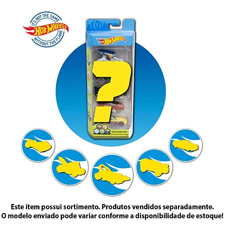 Carrinhos Hot Wheels Pacote 5 Modelos Sortidos Modelo 1806