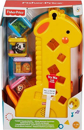 Fisher-Price Girafa Blocos Encaixe Musical B4253