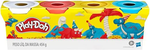 Massa de Modelar Play-Doh 04 Cores Sortidas Hasbro G0861