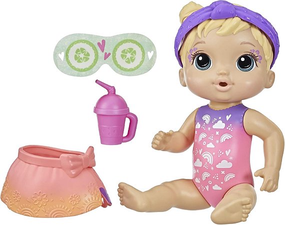 Baby Alive Boneca Dia no Spa - Cabelos Loiros F5617