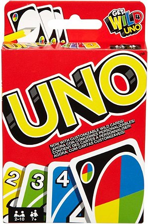 Jogo de Cartas Uno Original Mattel W2085