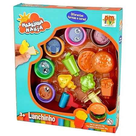 Massinha Modelar Mania Lanchinhos Dm Toys
