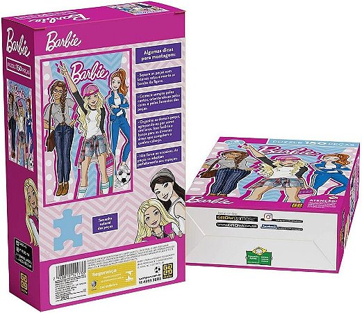 Quebra-cabeça Barbie 150 peças Grow 4173