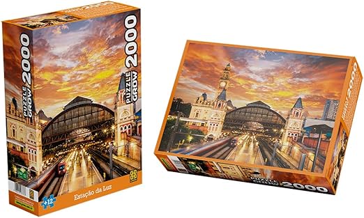 Quebra-cabeça 2000 peças Estação da Luz Grow