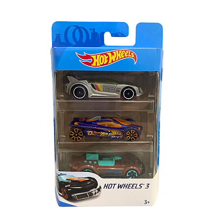 Hot Wheels Blister Com 3 Carrinhos Mattel/K5904