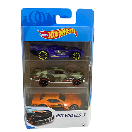 Hot Wheels Blister Com 3 Carrinhos Mattel/K5904
