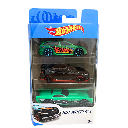 Hot Wheels Blister Com 3 Carrinhos Mattel/K5904