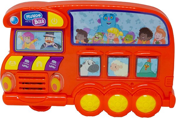 Mundo Bita Ônibus Animal com Sons e Luzes Yes Toys 20134
