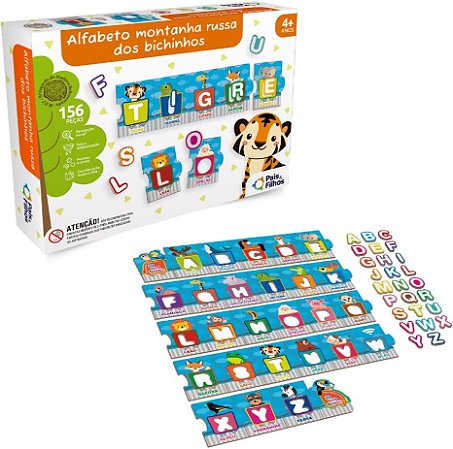 Alfabeto Montanha Russa dos Bichinhos 792950-1