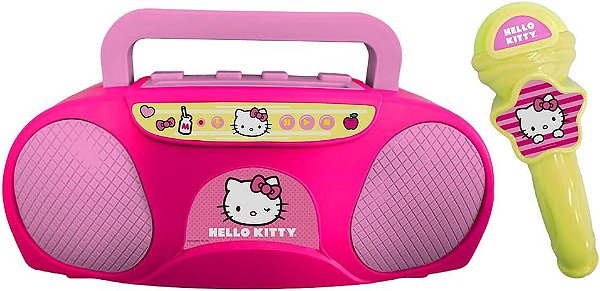 Boombox Karaokê Hello Kitty com Microfone 5973