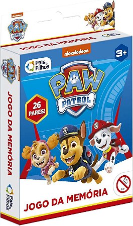 Jogo da Memória Patrulha Canina com 52 Cartas - Pais & Filhos 792490