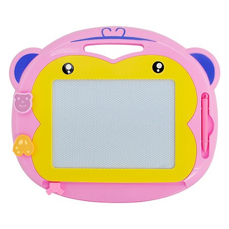 Quadro Mágico Macaco - Rosa - Dm Toys DMT6715