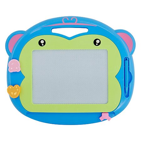 Quadro Mágico Macaco - Azul - Dm Toys DMT6715