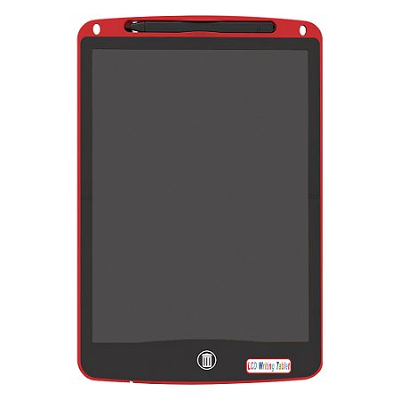 Quadro Mágico LCD tela 21 cm - Vermelho - Dm Toys DMGO6385