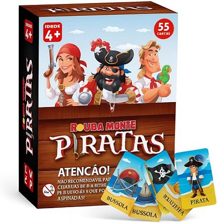 Combo Jogo Rouba Montes Piratas + Rouba Monte Patrulha Canina - Pais & Filhos