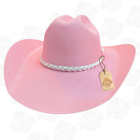 Chapéu Country Dallas Lona Rosa