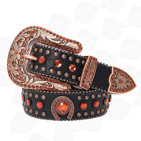 Cinto Country Com Pedrarias Red JSA200