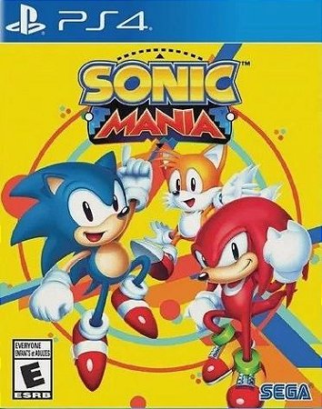 Sonic Mania PS4 e PS5 Mídia Digital