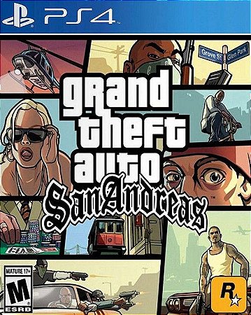Gta San Andreas PS4 Mídia Digital