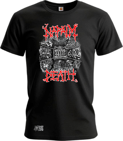 NAPALM DEATH CODED SMEARS • T'SHIT