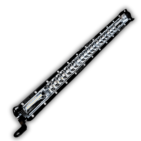 Barra Led Dual Color 186w 49,5cm Com Strobo Branco E Ambar