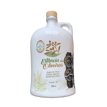 Azeite Estancia das Oliveiras Blend Exclusivo 750ml ceramica
