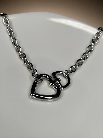 Colar Elo De Coração