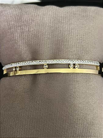 BRACELETE AURORA SLIM DOURADO